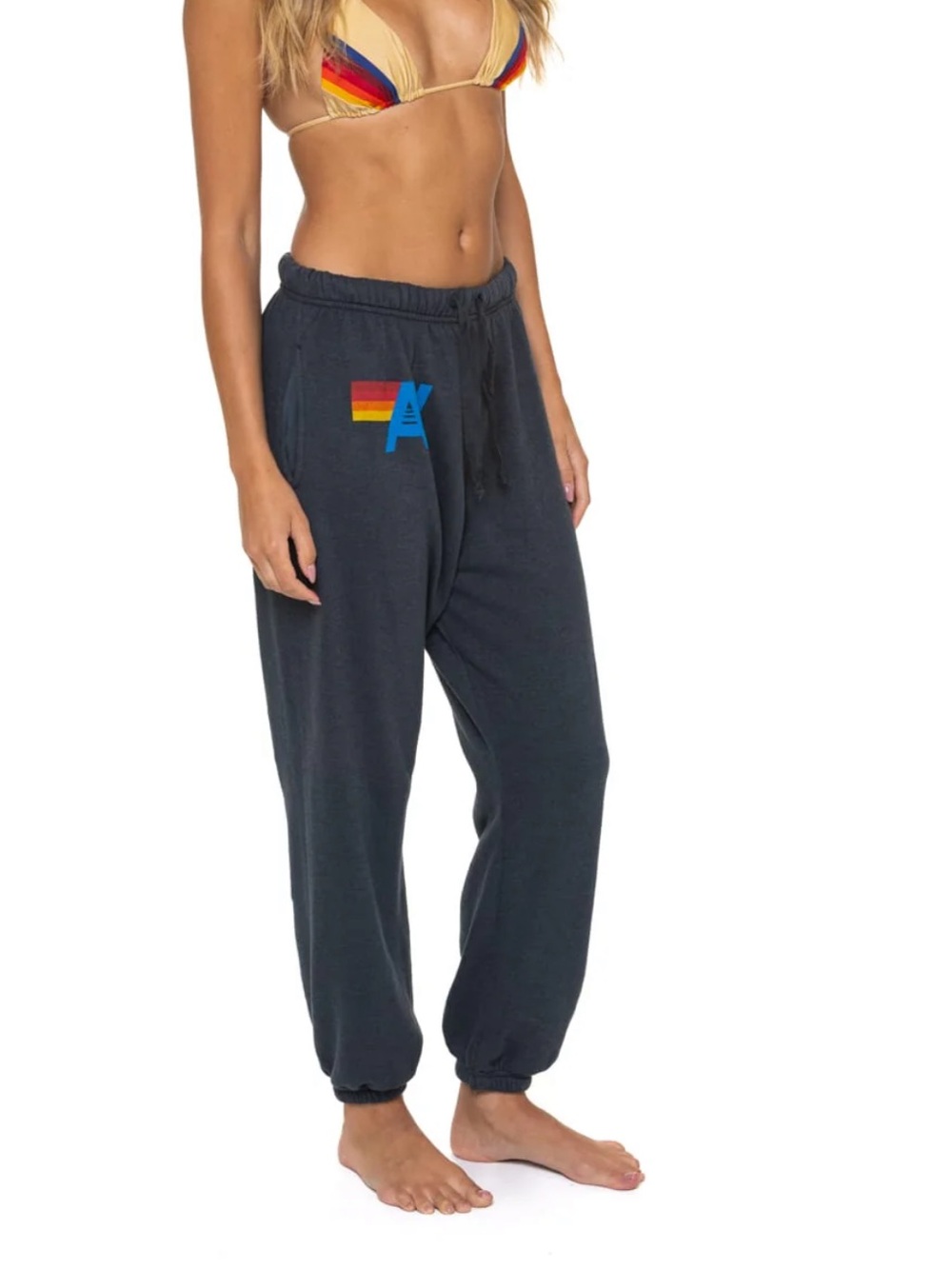 Aviator Nation blue sweats unisex size medium